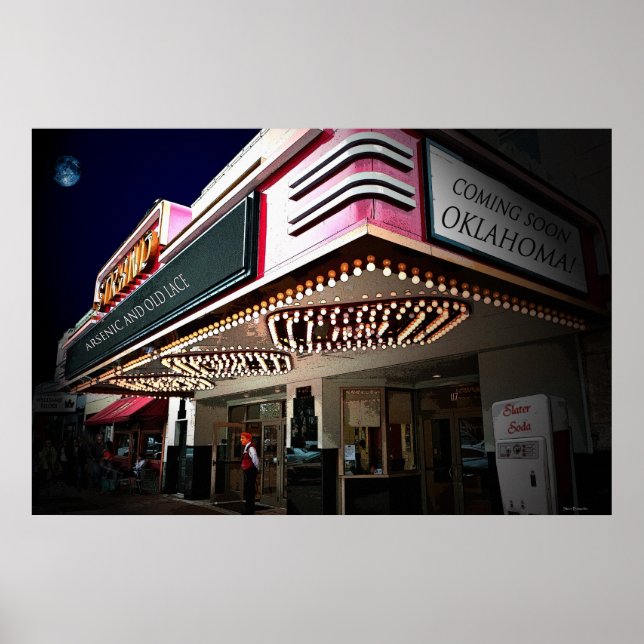 Cinema Lights 36 x 24 Poster (Front)