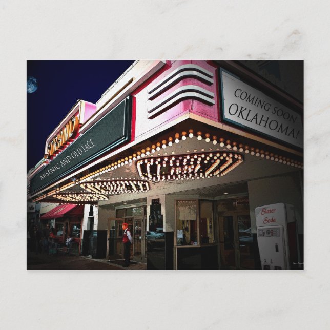 Cinema Lights Postcard (Front)