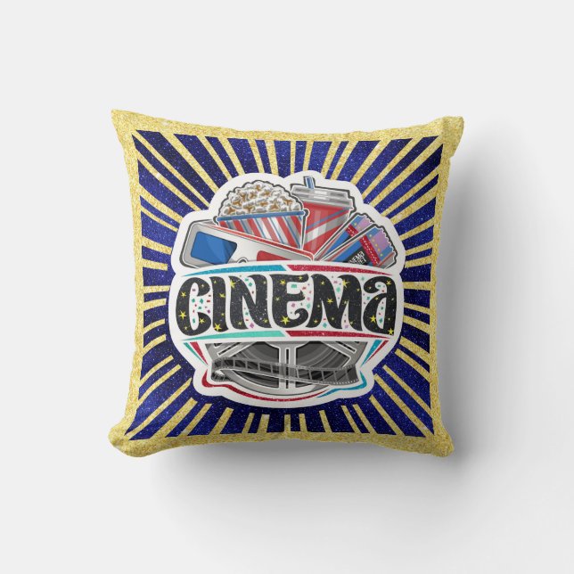 Cinema Movie Night Cushion (Front)