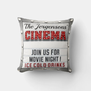 Cinema Movie Night Theater Theatre  Cushion