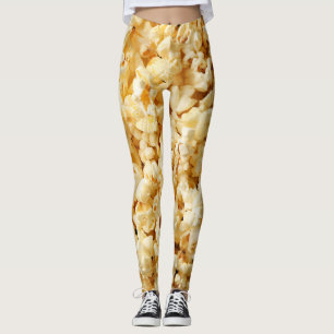 Cinema Popcorn Full Background. Leggings
