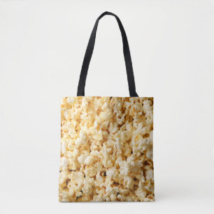 Cinema Popcorn Full Background. Tote Bag