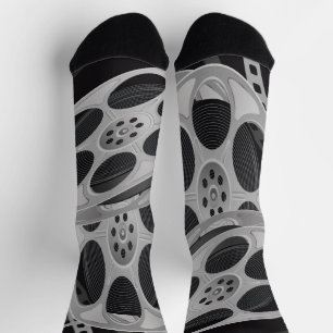 "CINEMA Reels" Grey Socks