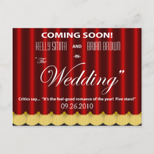 Cinema Save-The-Date Postcard