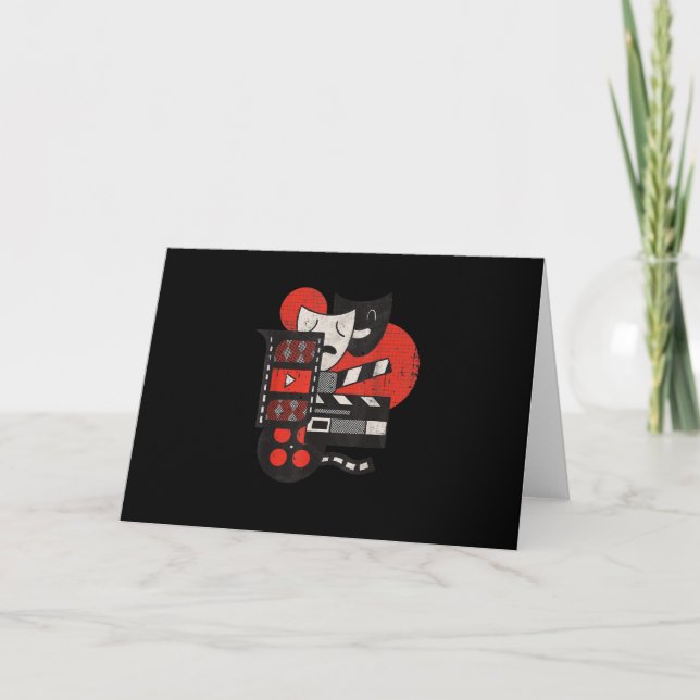 Cinema Theatre Actor Or Lover Gift Card (Front)