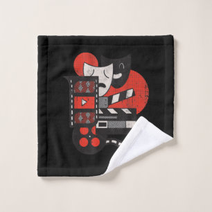 Cinema Theatre Actor Or Lover Gift Wash Cloth