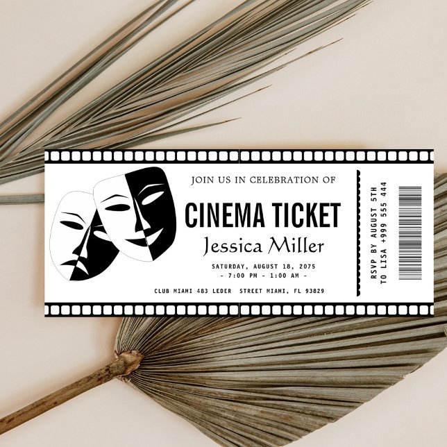 cinema ticket Invitation (Creator Uploaded)