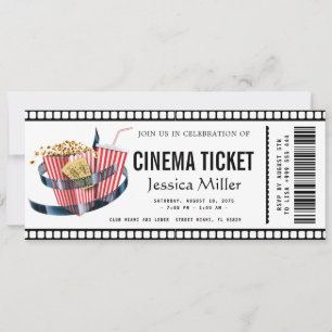 cinema ticket Invitation
