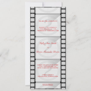 Cinema "Ticket" Invitation/Menu Card