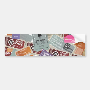 Cinema Ticket's Bumper Sticker