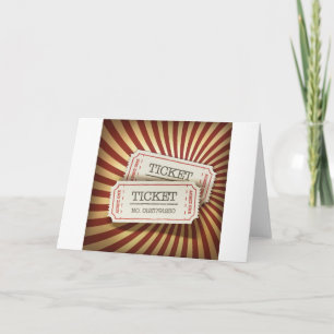 Cinema Tickets Greeting Cards