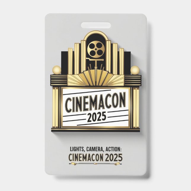 CinemaCon 2025  ID Badge (Front)