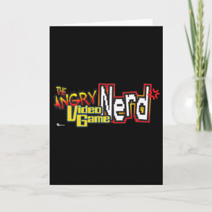 Cinemacre Angry Video Game Nerd Logo Premium  Card