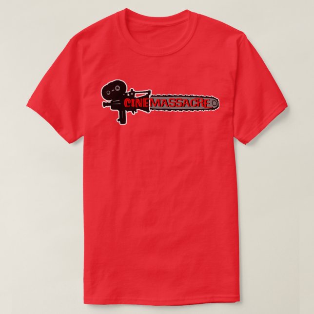 Cinemassacre Vintage Chainsaw  T-Shirt (Design Front)