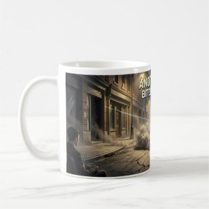Cinematic Dusty Alley Showdown Noir Art Mug