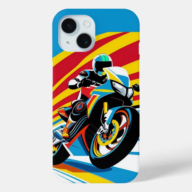 🏍️ Cinematic Motorcycle Ride Through Golden Hour  Case-Mate iPhone Case (Back)