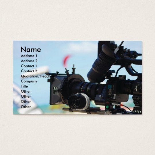 Cinematographer Business Card