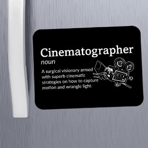 Cinematographer Definition - Film 3" x 4" Flex Magnet