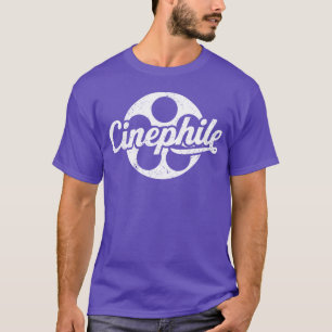 Cinephile Movie Lover Design With Film Reel Graphi T-Shirt