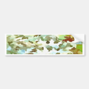 Cineraria Pop Art Bumper Sticker