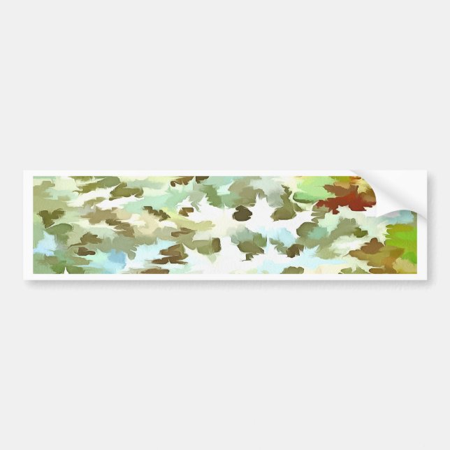 Cineraria Pop Art Bumper Sticker (Front)