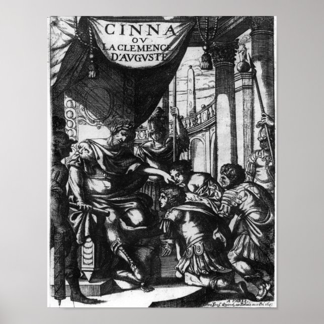 'Cinna ou la Clemence d'Auguste' Poster (Front)