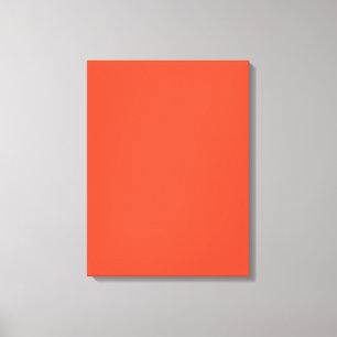 Cinnabar Solid Colour   Classic   Elegant Canvas Print