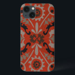 Cinnabar Suzani I iPhone 13 Case<br><div class="desc">Home Décor</div>