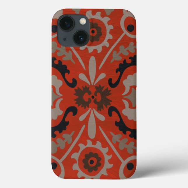 Cinnabar Suzani I Case-Mate iPhone Case (Back)