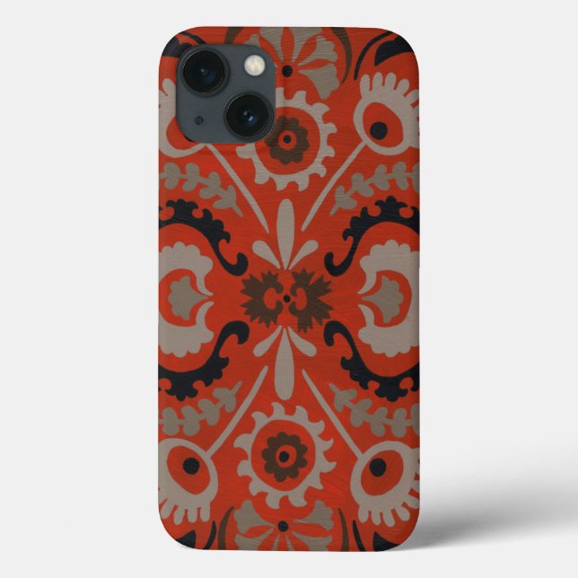 Cinnabar Suzani I Case-Mate iPhone Case (Back)