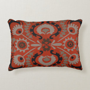 Cinnabar Suzani I Decorative Cushion