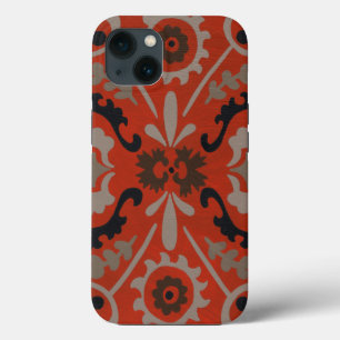 Cinnabar Suzani I iPhone 13 Case