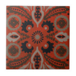 Cinnabar Suzani II Tile<br><div class="desc">Home Décor</div>