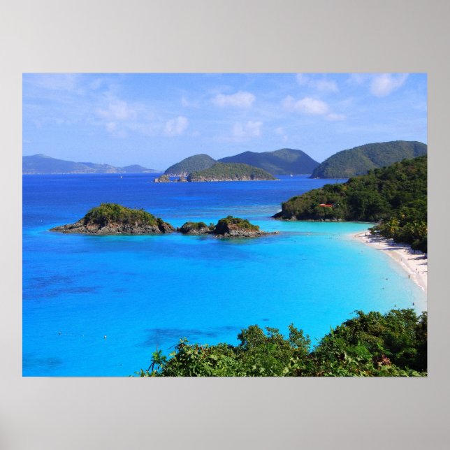 Cinnamon Bay St. John, U.S. Virgin Islands 24 x 18 Poster (Front)