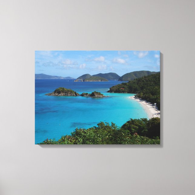 Cinnamon Bay, St. John, U.S. Virgin Islands Canvas Print (Front)