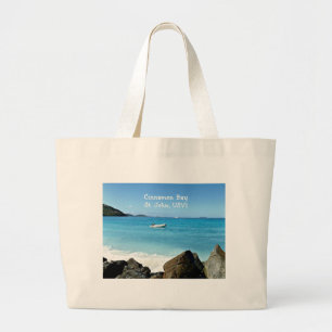 Cinnamon Bay, St. John USVI Large Tote Bag