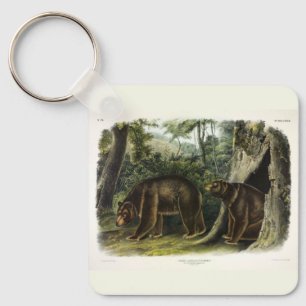 Cinnamon Bear from Audubon's Quadrupeds Key Ring