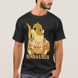 Cinnamon Bun Dinosaur Sweet Pastry Dino Cinnamon R T-Shirt