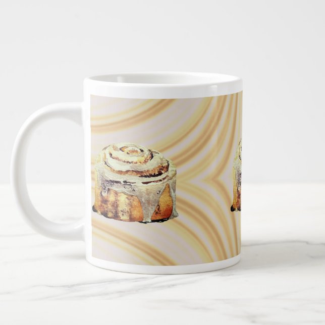 Cinnamon Bun Mornings Jumbo Mug 20 oz (Left)