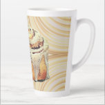 Cinnamon Bun Mornings Large Latte Mug  17 oz<br><div class="desc">See that wonderful cinnamon bun in front of you and the steam rising from that amazing cup of coffee (or tea); this is the perfect combination to start any day. Enjoy you morning bliss with this 17 oz. tall latte mug which gives you enough to drink with one or maybe...</div>