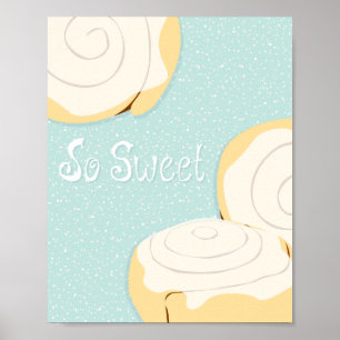 Cinnamon Bun Poster