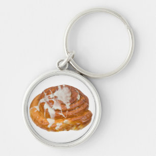 Cinnamon Bun Roll Model Key Ring