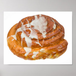 Cinnamon Bun Roll Model Poster