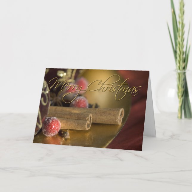 Cinnamon • Christmas Greeting Card (Front)