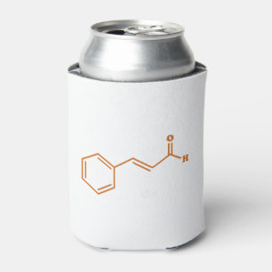 Cinnamon Cinnamaldehyde Molecular Chemical Formula Can Cooler