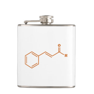 Cinnamon Cinnamaldehyde Molecular Chemical Formula Hip Flask