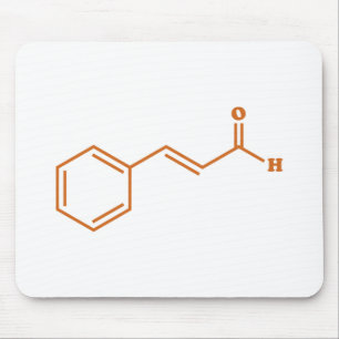Cinnamon Cinnamaldehyde Molecular Chemical Formula Mouse Mat