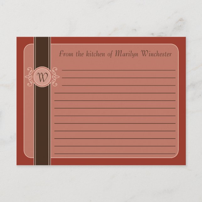 Cinnamon Classic Harvest Recipe Cards (Front)
