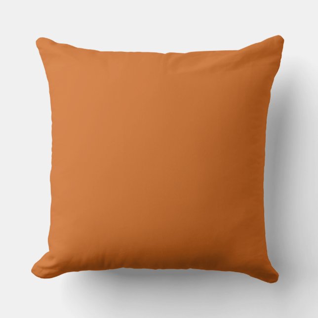 Cinnamon colour background cushion (Front)