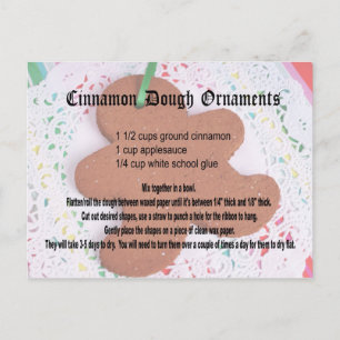 Cinnamon Dough Ornament Postcard